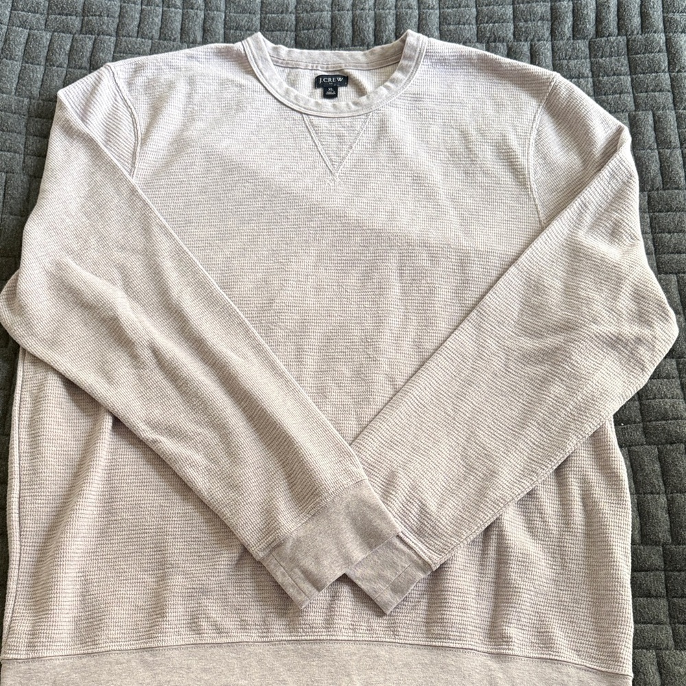 Super Comfy J.Crew Waffle Crewneck Sweater